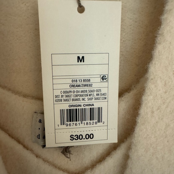 Target- A New Day Fuzzy Cardigan and Tank Top NWT - Picture 6 of 6